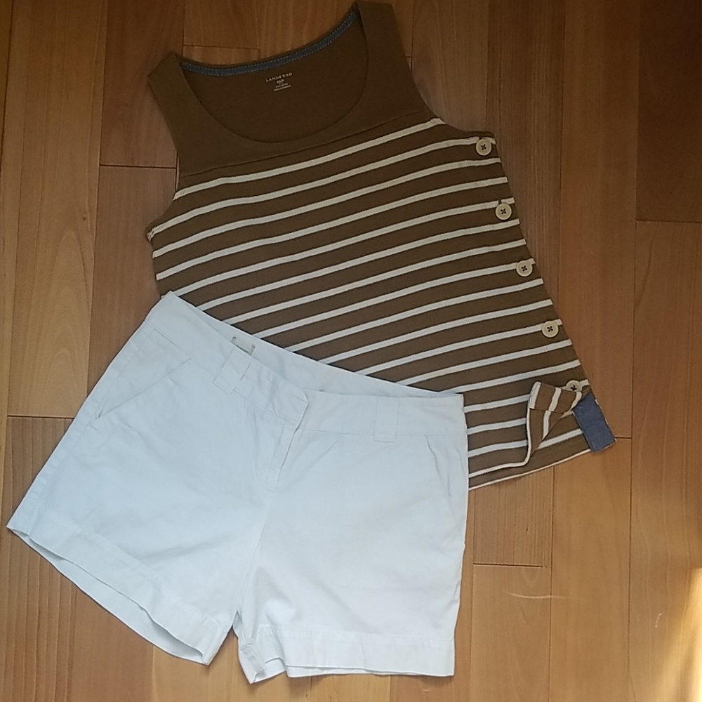 Lands End khaki shorts